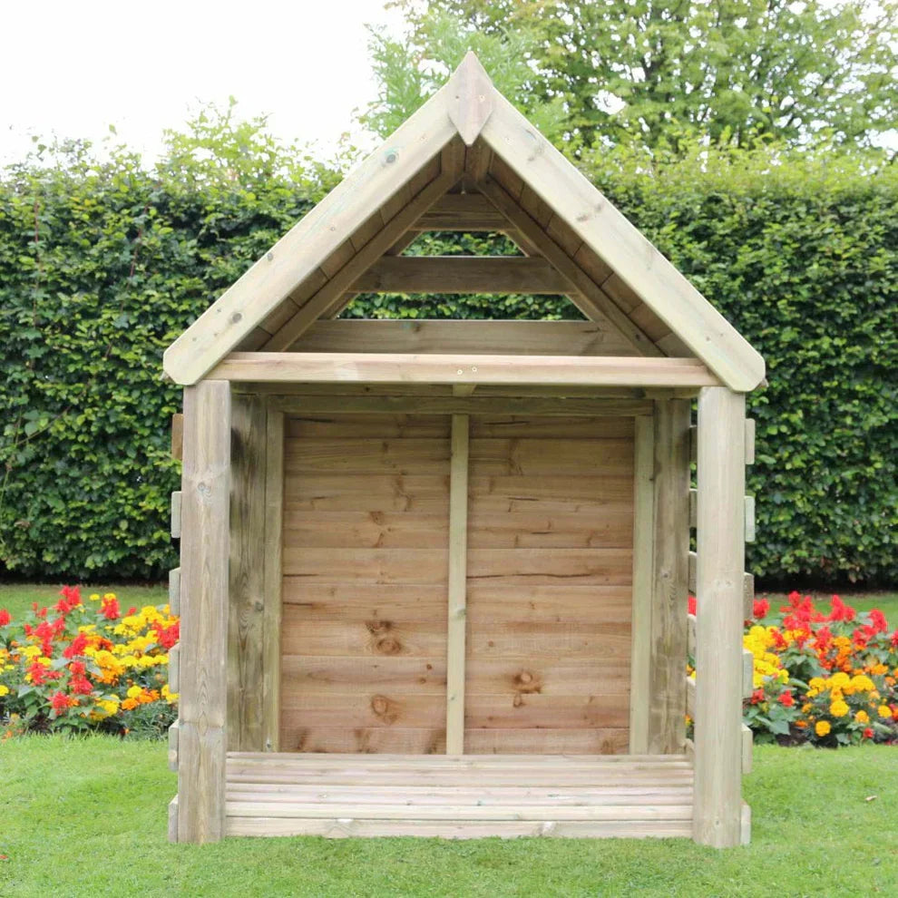 Wooden Garden Log Store