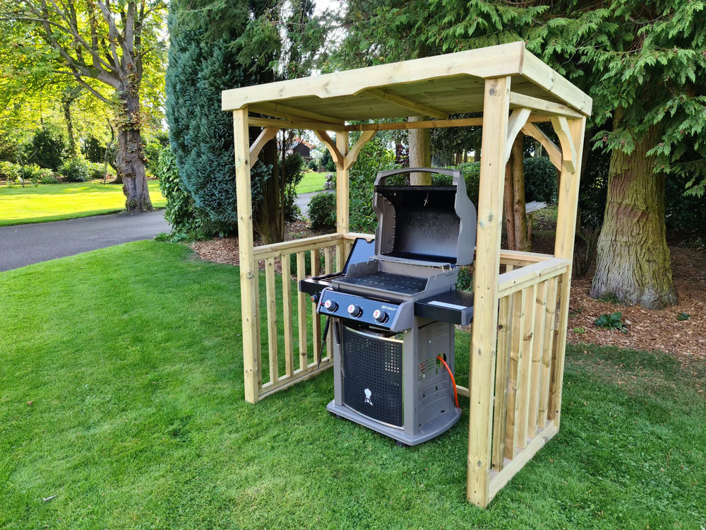 Emily Chunky Wooden BBQ Shelter & Garden Pergola
