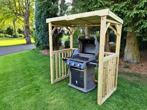 Emily Chunky Wooden BBQ Shelter & Garden Pergola