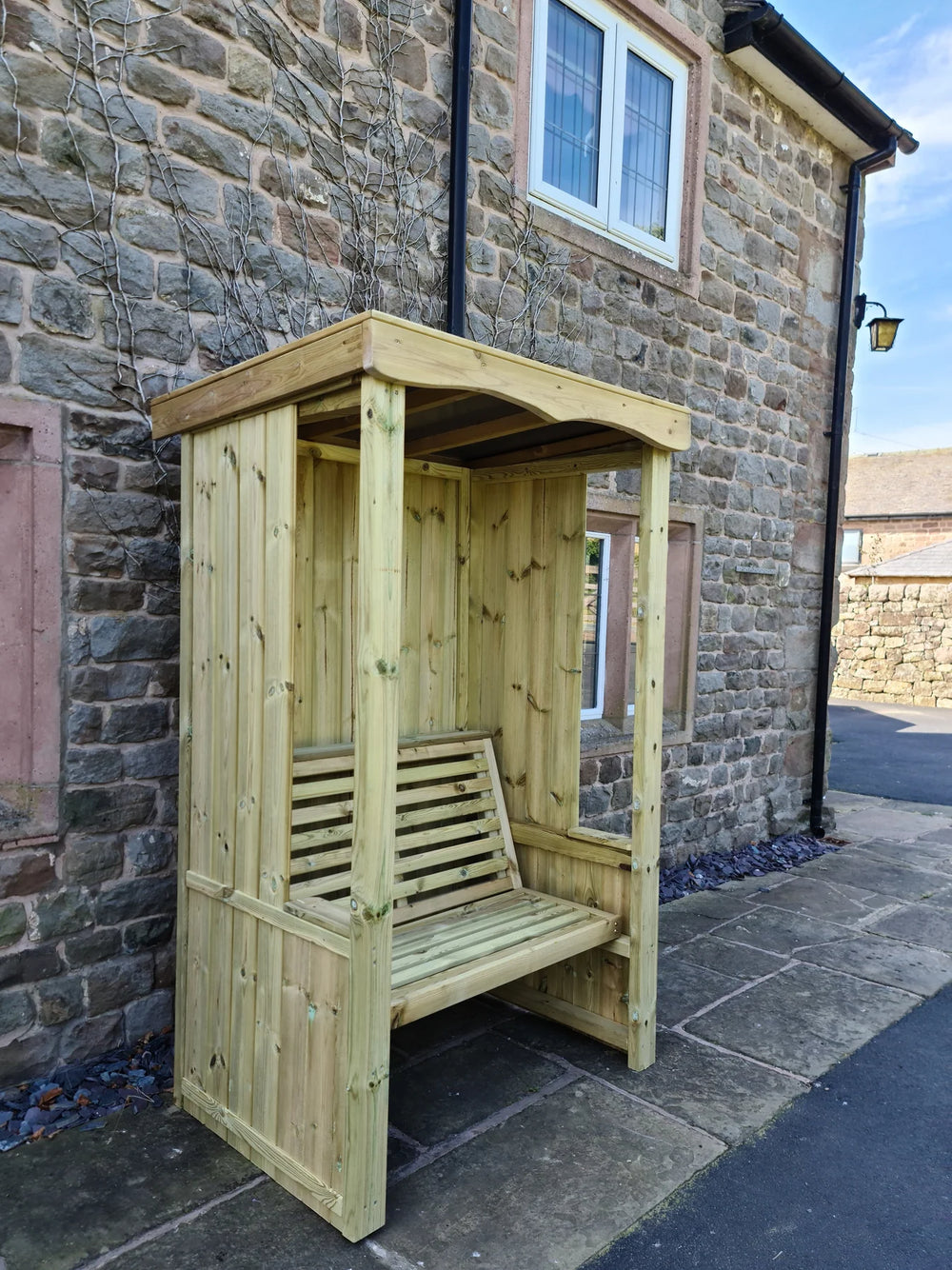 Four Seasons 2 Seat Chunky Wooden Arbour