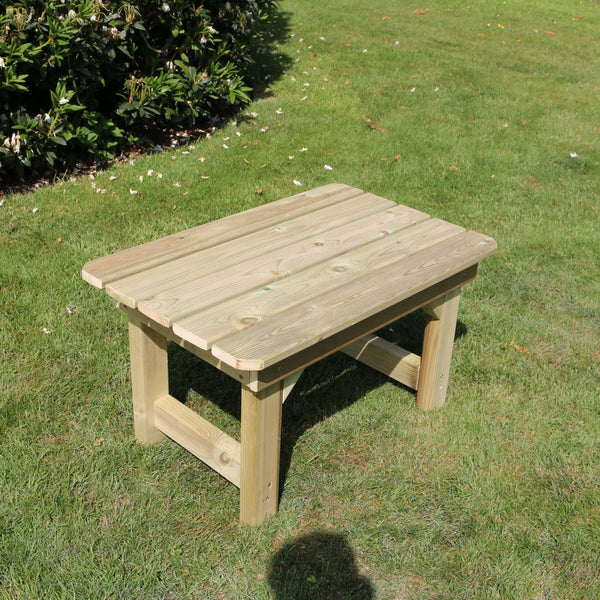 Chunky Wooden Outdoor Coffee Table
