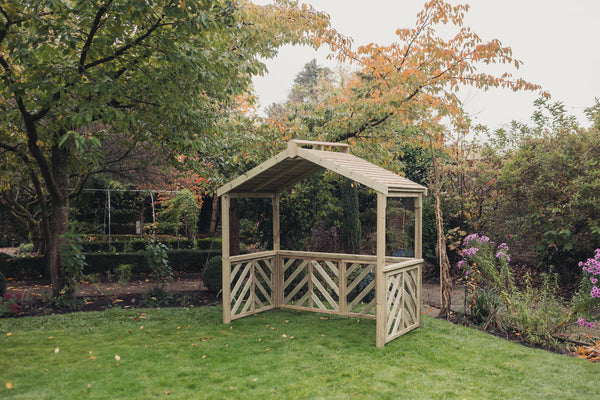 Valencia Chunky Wooden BBQ Shelter & Garden Pergola