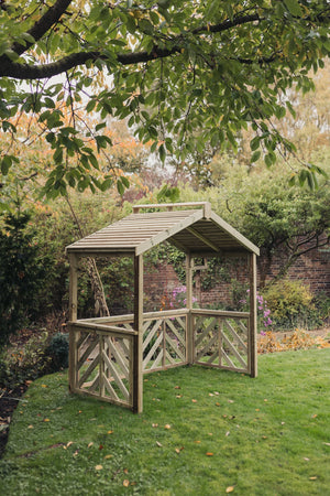 Valencia Chunky Wooden BBQ Shelter & Garden Pergola