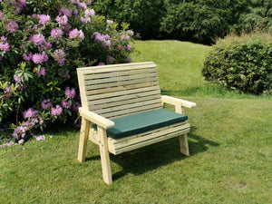Ergo 2 Seat Chunky Wooden Garden Bench