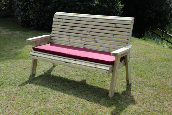 Ergo 3 Seater Chunky Wooden Garden Bench
