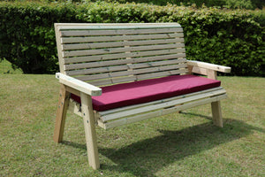 Ergo 3 Seater Chunky Wooden Garden Bench