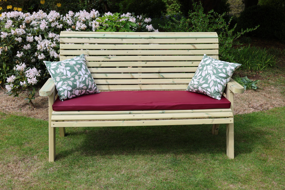 Ergo 3 Seater Chunky Wooden Garden Bench