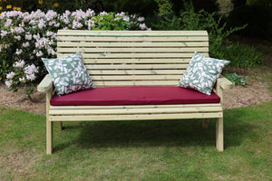 Ergo 3 Seater Chunky Wooden Garden Bench
