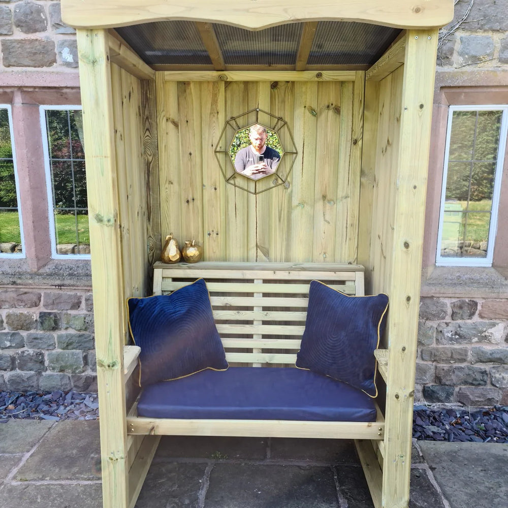 Four Seasons 2 Seat Chunky Wooden Arbour