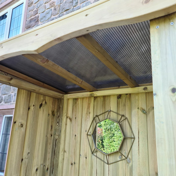 Four Seasons 2 Seat Chunky Wooden Arbour