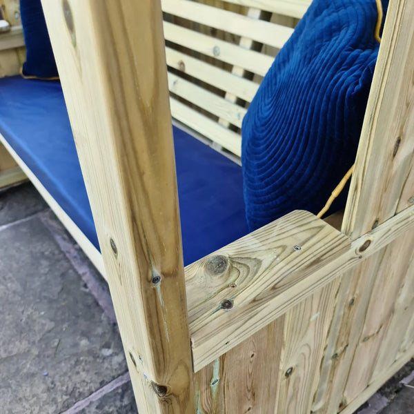 Four Seasons 3 Seat Chunky Wooden Arbour