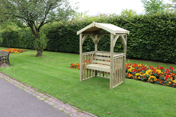 Anastasia 2 Seater Chunky Wooden Garden Arbour