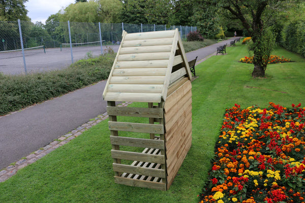 Gawsworth Chunky Wooden Outdoor Slatted Log Store