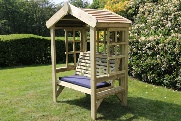 Cottage 2 Seater Trellis Chunky Wooden Garden Arbour Seat
