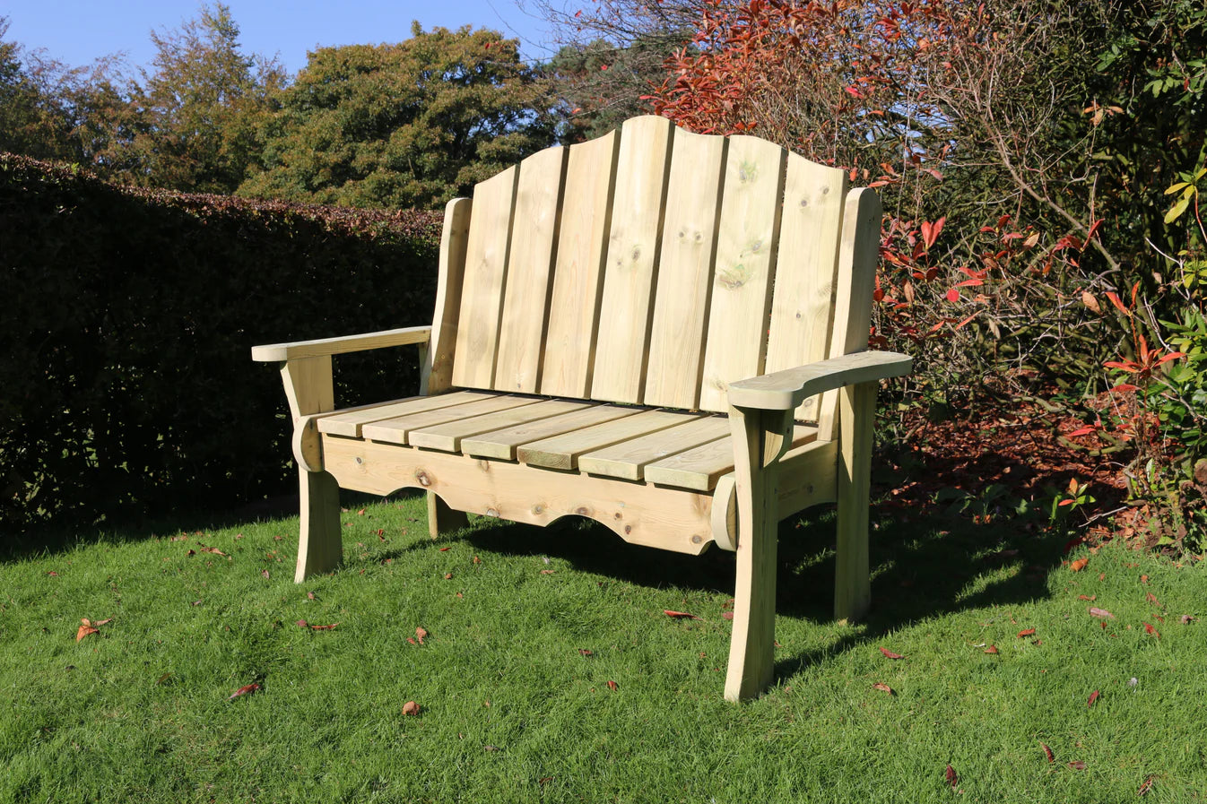 Alton Manor Chunky Wooden Garden Bench