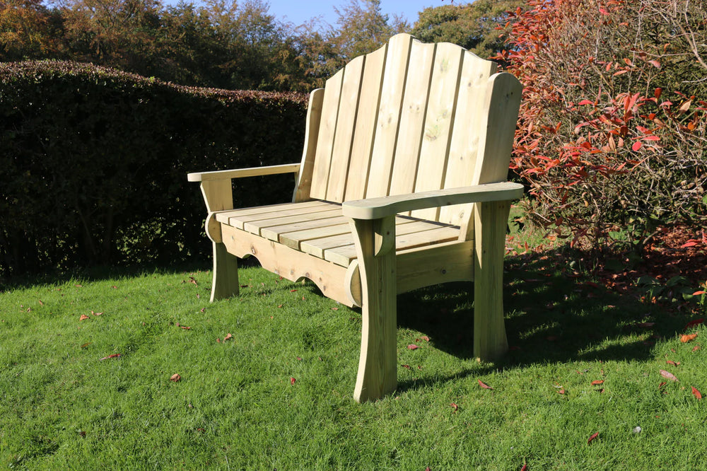 Alton Manor Chunky Wooden Garden Bench