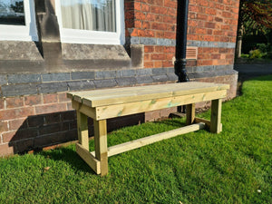 Butchers Chunky Wooden Garden Bench - 2 Seater