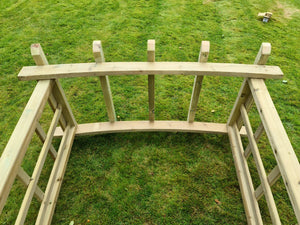 Ivy 4ft Trellis Chunky Wooden Garden Archway