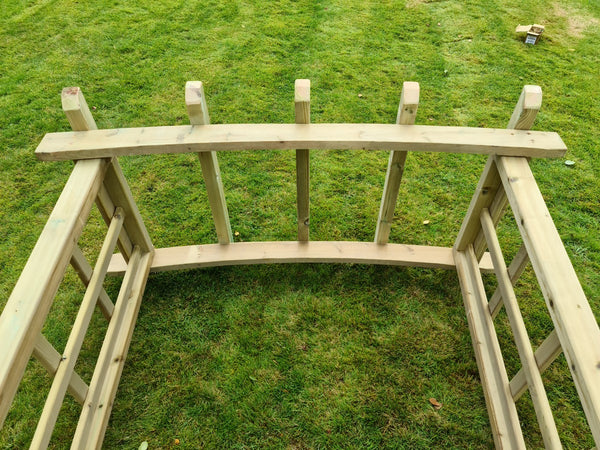 Ivy 4ft Trellis Chunky Wooden Garden Archway