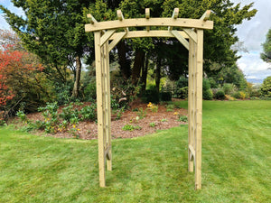 Ivy 4ft Trellis Chunky Wooden Garden Archway