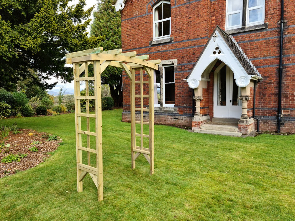 Ivy 3ft Trellis Chunky Wooden Garden Archway