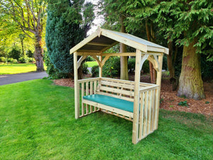 Anastasia 3 Seater Chunky Wooden Garden Arbour