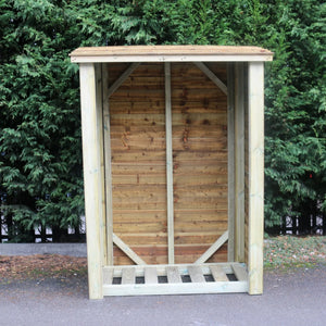Heavy Duty 6ft x 4ft Wooden Log Store