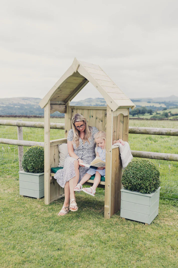 Poppy 2 Seater Chunky Wooden Arbour