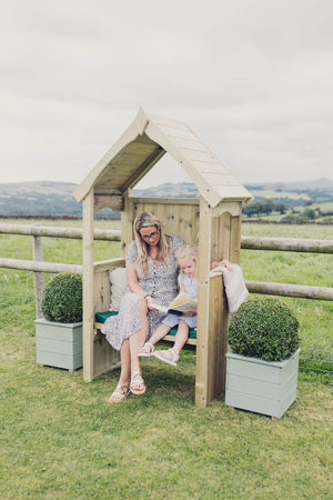 Poppy 2 Seater Chunky Wooden Arbour