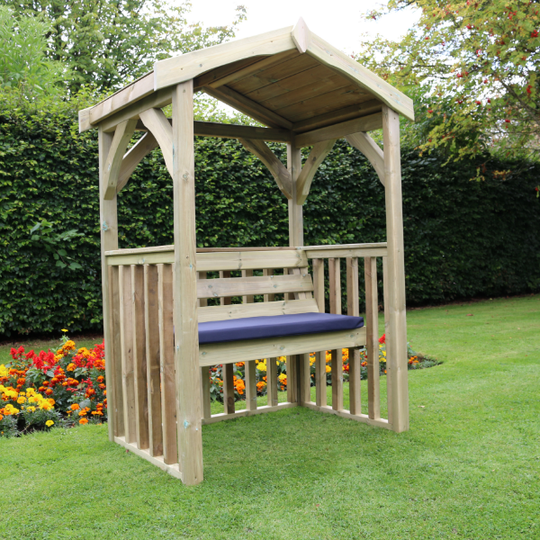 Anastasia 2 Seater Chunky Wooden Garden Arbour