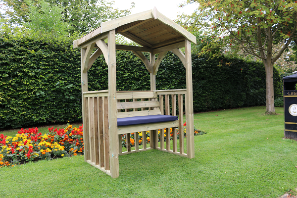 Anastasia 2 Seater Chunky Wooden Garden Arbour