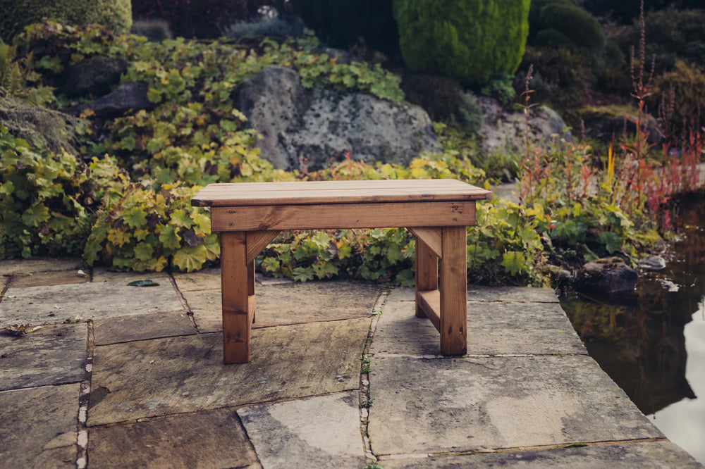 Valley Chunky Wooden Garden Coffee Table