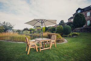 Valley 2 Seater Chunky Wooden Garden Bistro Set