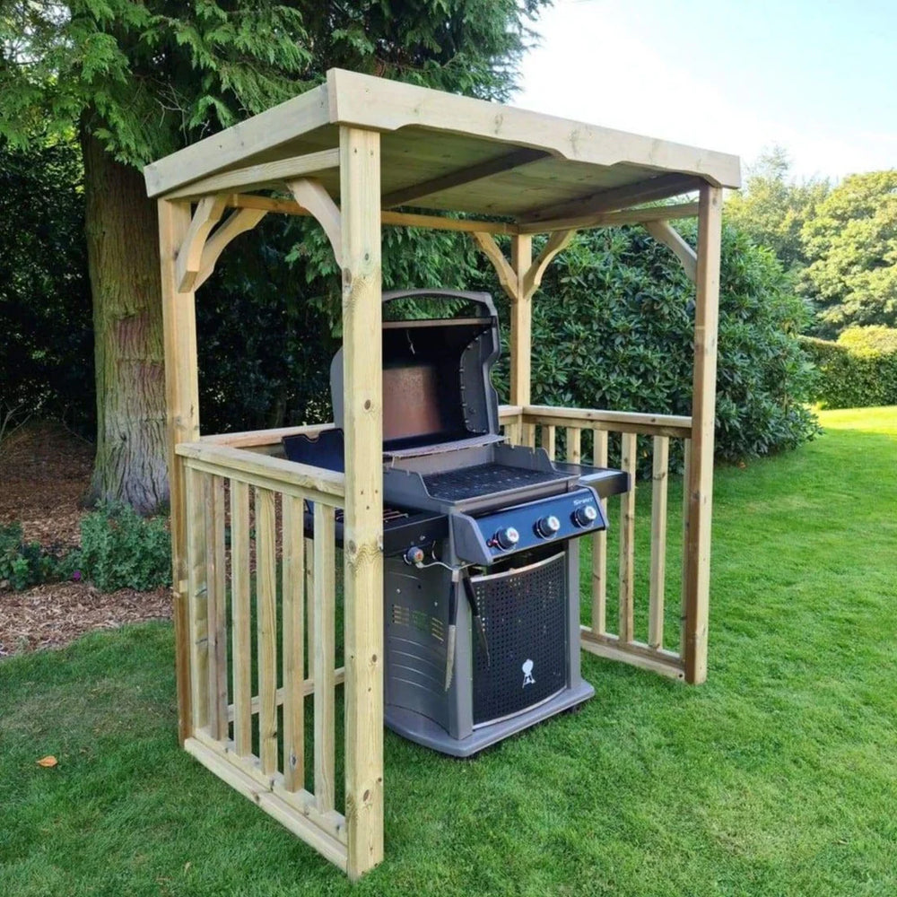 Emily Chunky Wooden BBQ Shelter & Garden Pergola