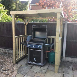 Emily Chunky Wooden BBQ Shelter & Garden Pergola