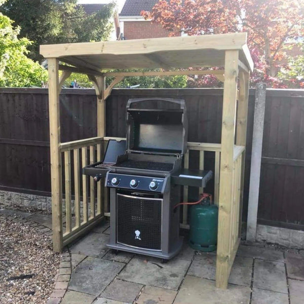 Emily Chunky Wooden BBQ Shelter & Garden Pergola