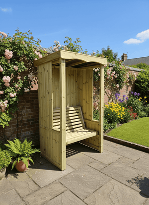 Four Seasons 2 Seat Chunky Wooden Arbour