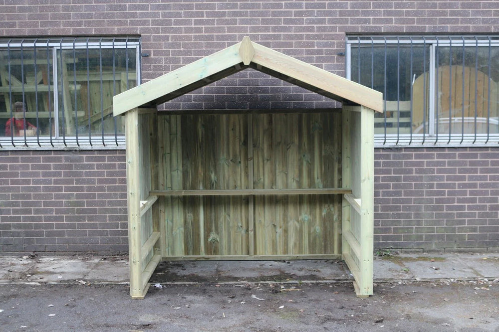 Large Chunky Wooden Smoking & Vaping Shelter with Apex Roof
